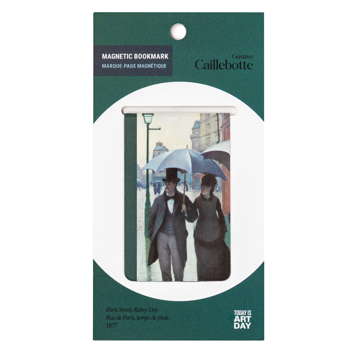 Paris Street; Rainy Day - Magnetic Bookmark
