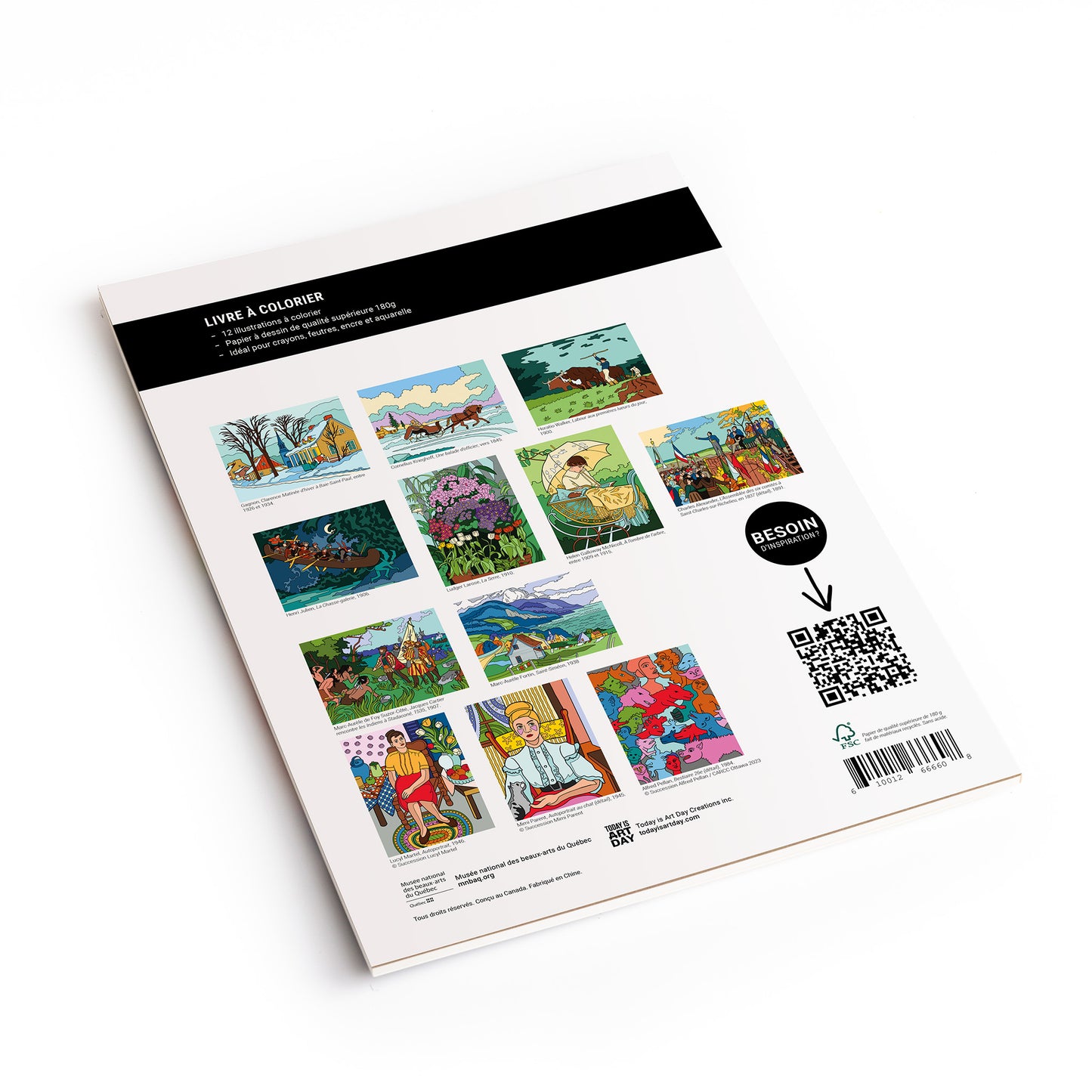 L'Art du Québec - Coloring Book