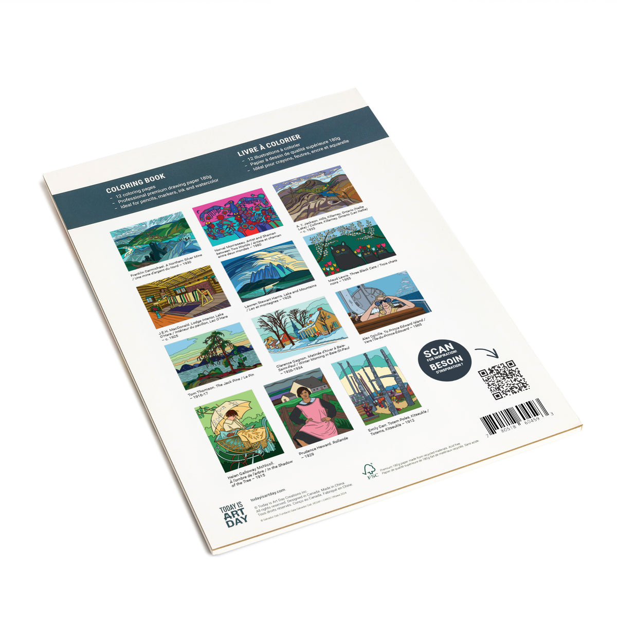 Canadian Art - Coloring Book