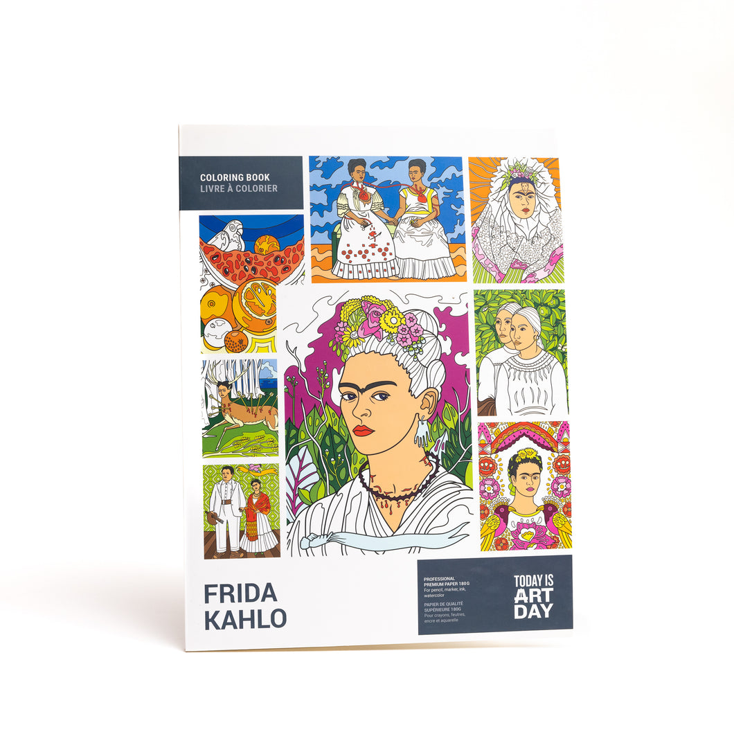Frida Kahlo - Livre à colorier