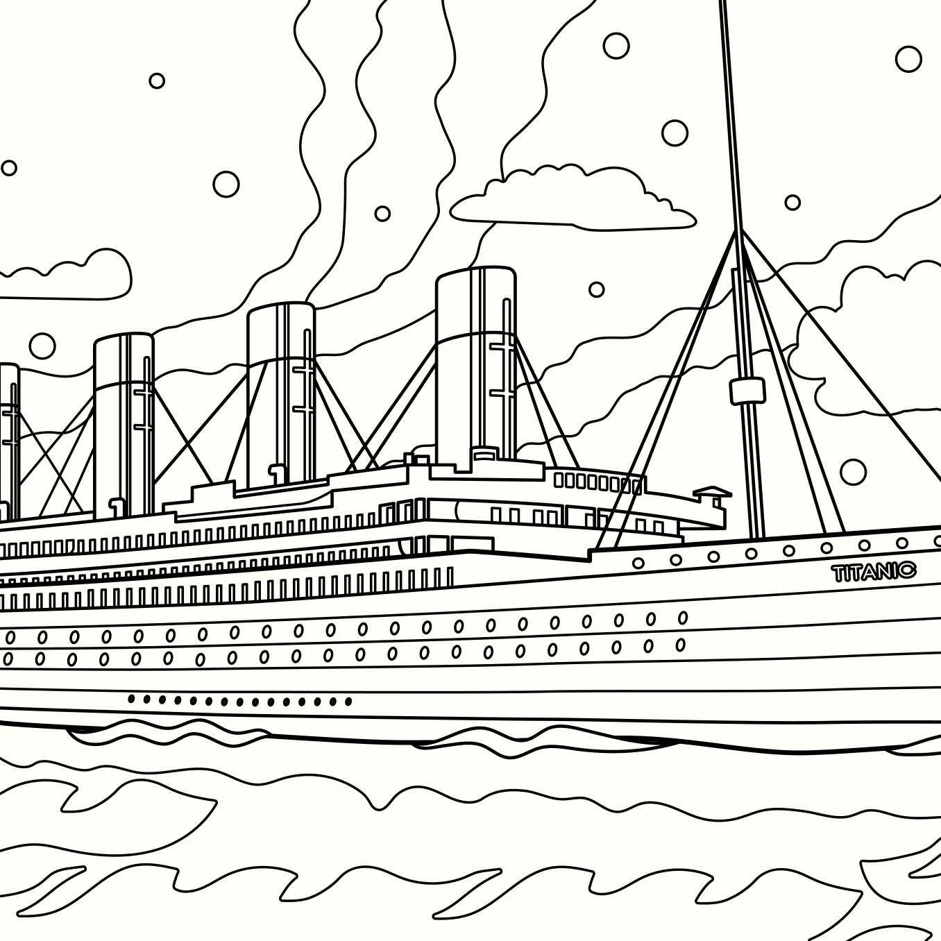 Titanic - Coloring Book