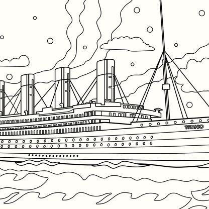 Titanic - Coloring Book