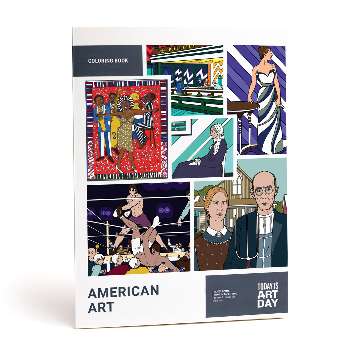 American Art - Coloring Book