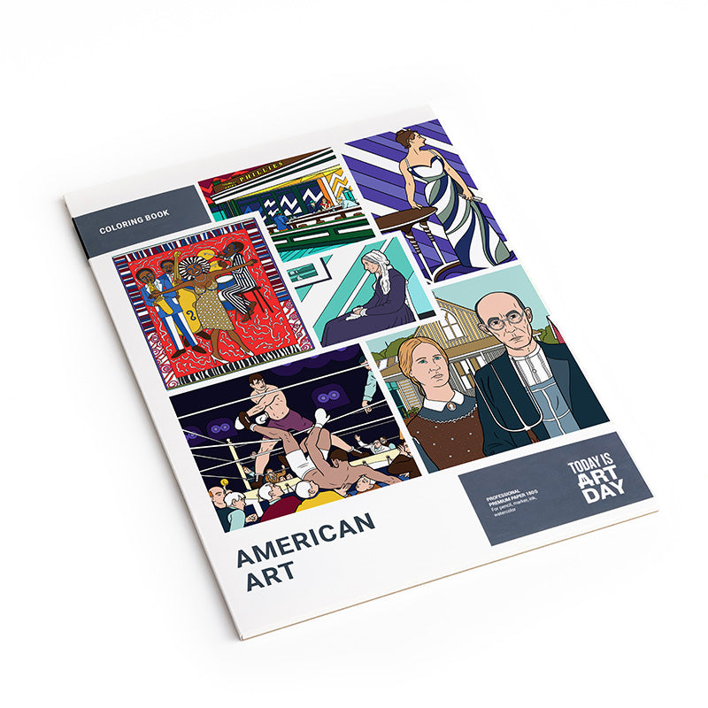 American Art - Coloring Book