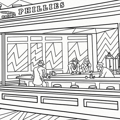 American Art - Coloring Book