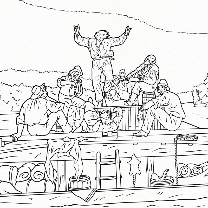 American Art - Coloring Book