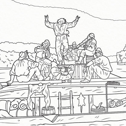 American Art - Coloring Book