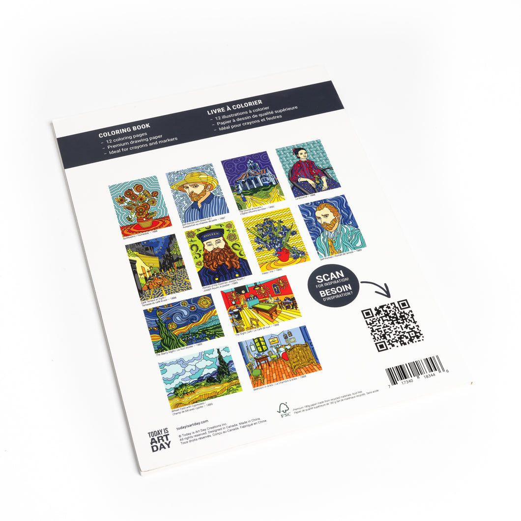 Van Gogh: 16 Art Stickers [Book]