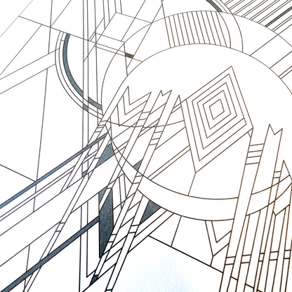 Frank Lloyd Wright - Coloring Book