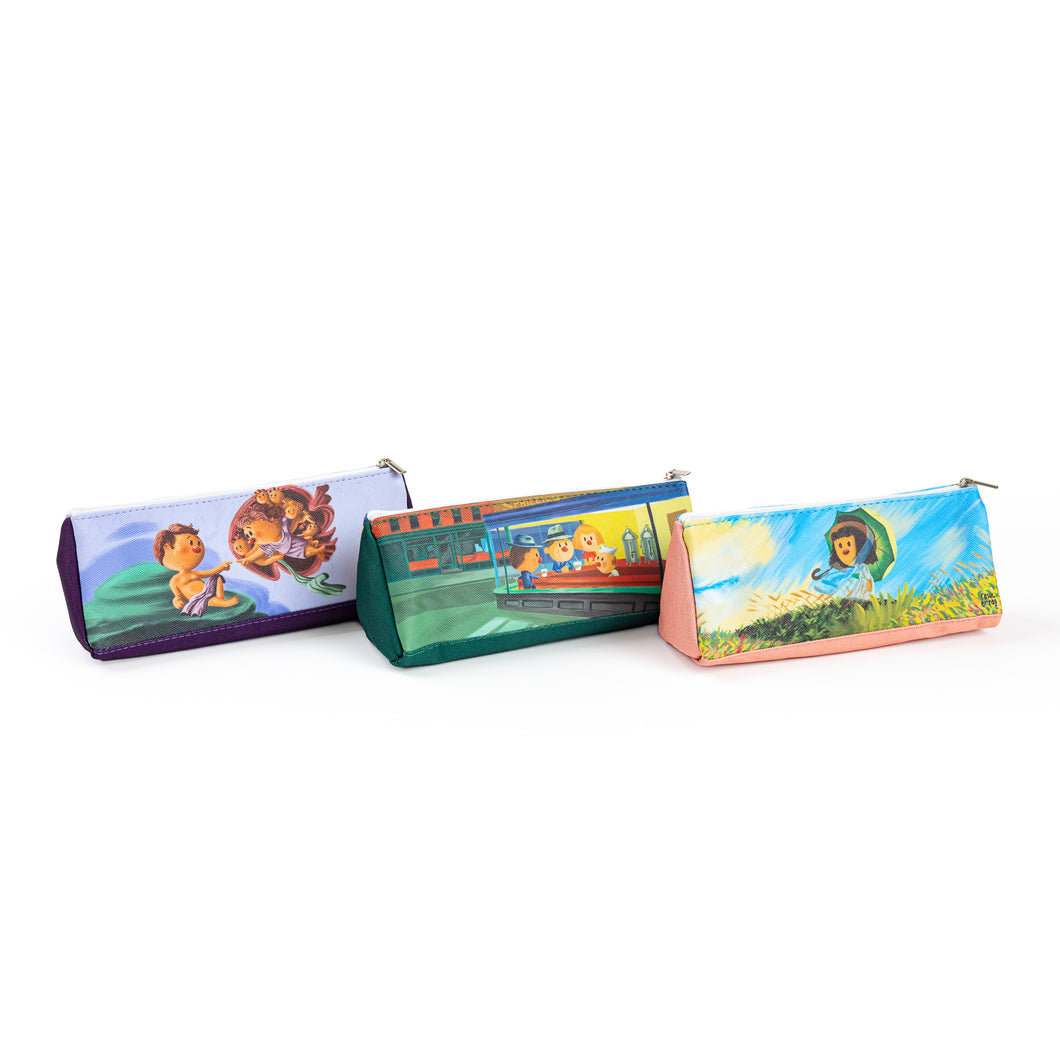 COTTON PENCIL CASE - Kessler Museum Merchandising