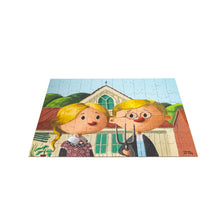 American Gothic- Grant Wood - 96 pcs - Museum Kidz - Casse-tête