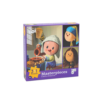 Chefs-d’œuvre - 3 en 1 - Museum Kidz - Casse-tête