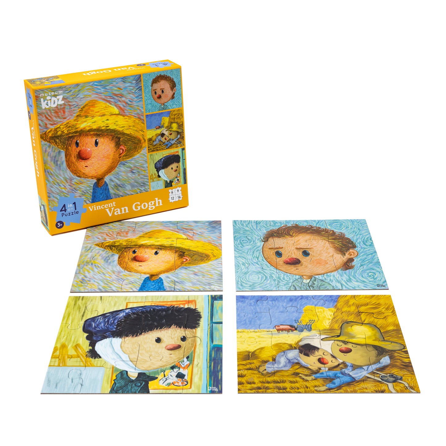 Vincent van Gogh - 4 in 1 - Museum Kidz - Puzzle