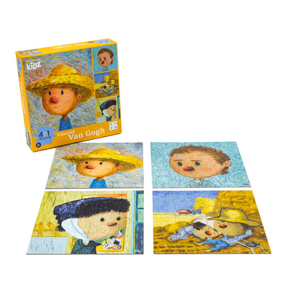 Vincent van Gogh - 4 in 1 - Museum Kidz - Puzzle