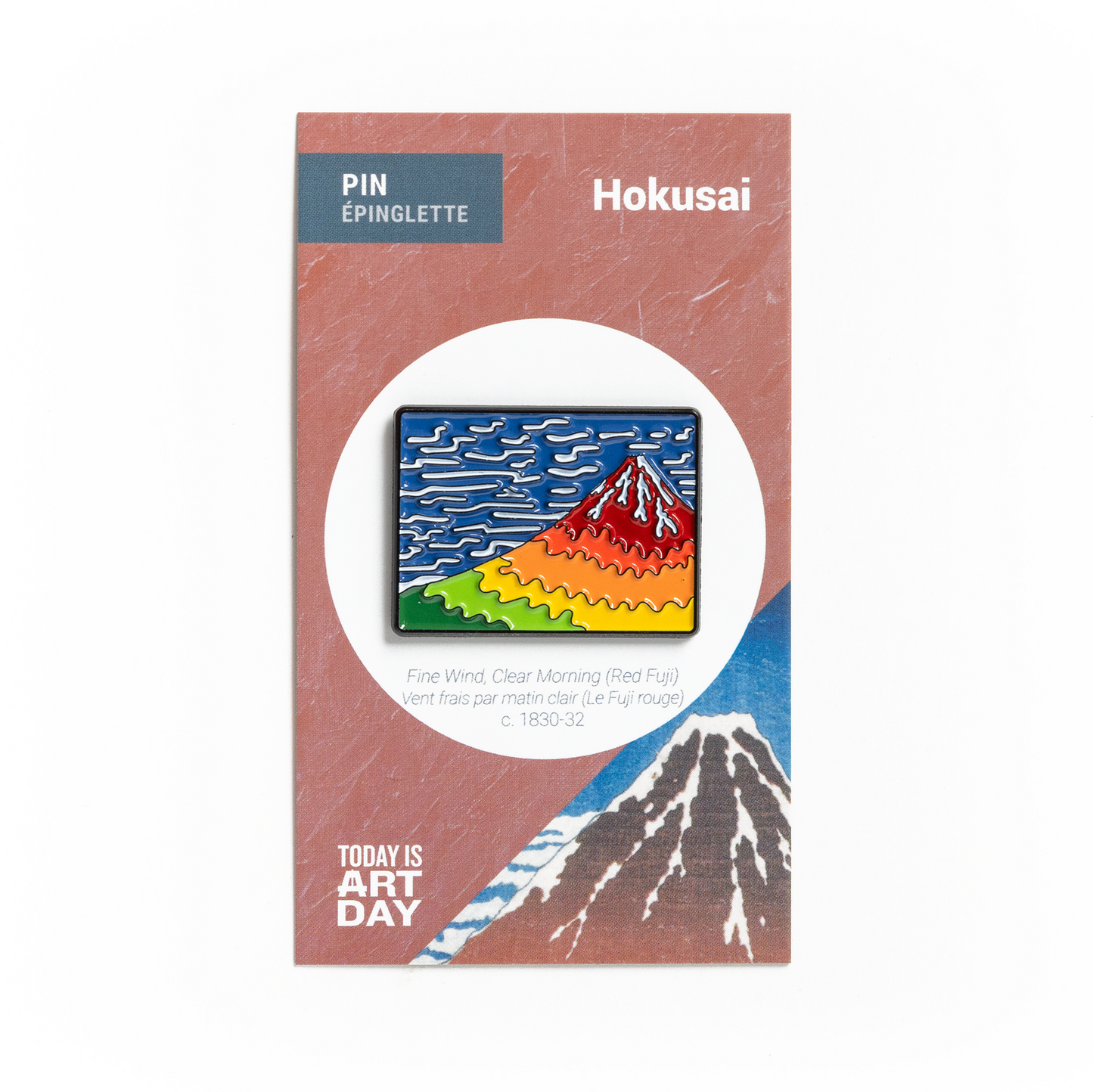 Fine Wind, Clear Morning (Red Fuji) - Pin