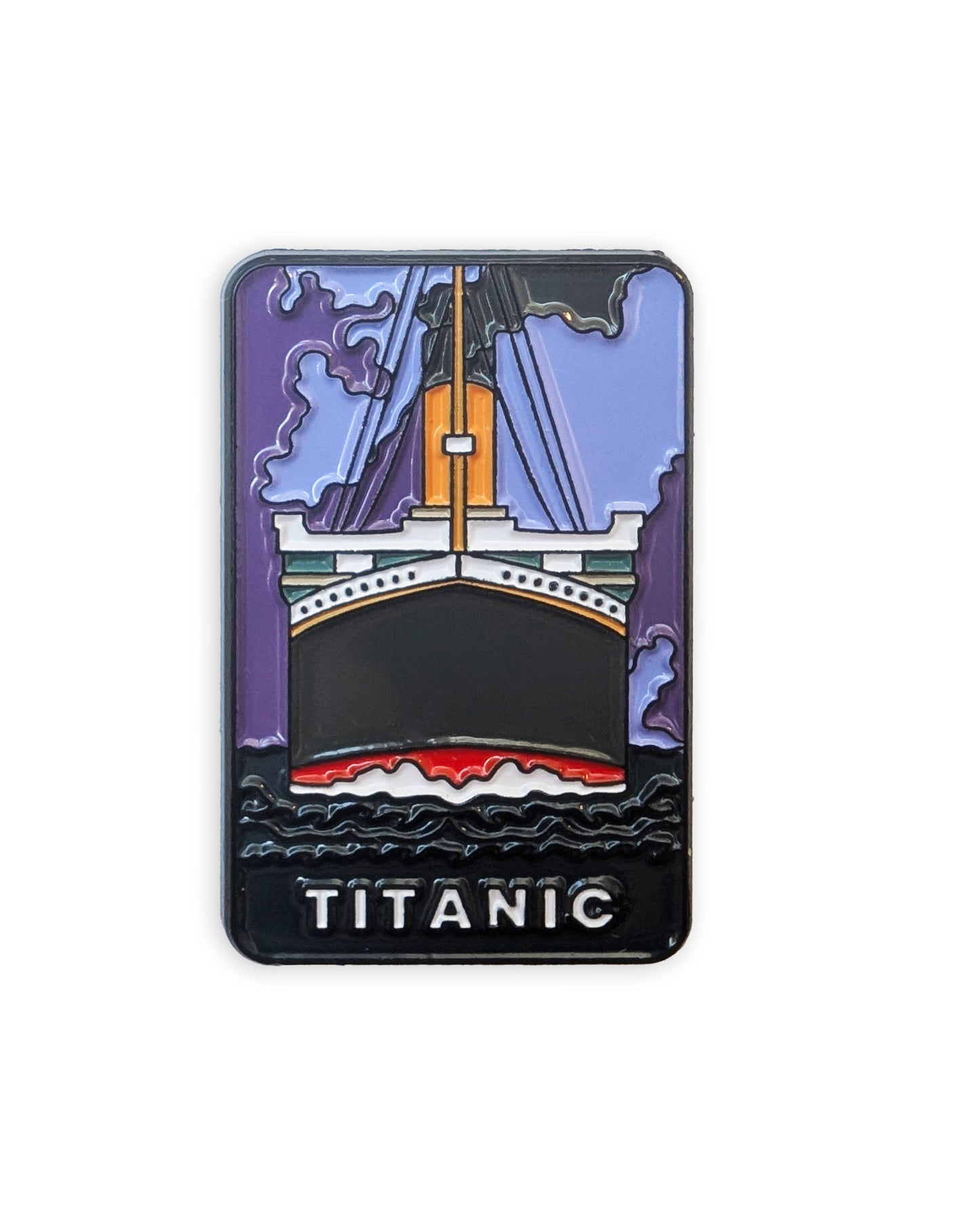 Front View, Purple Sky - Titanic collection - Pin