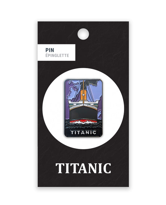Front View, Purple Sky - Titanic collection - Pin