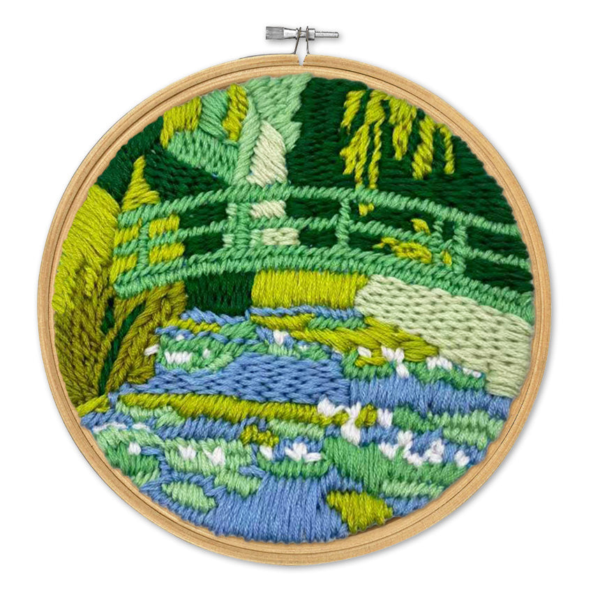 Bridge over a Pond - Punch needle kit