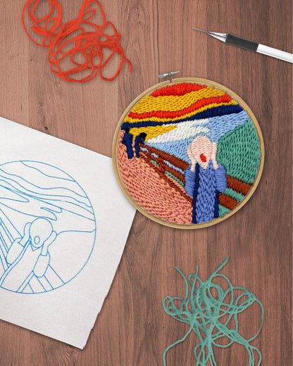 The Scream - Punch needle kit