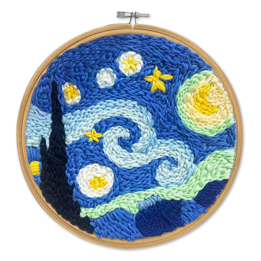 Starry Night - Punch needle kit