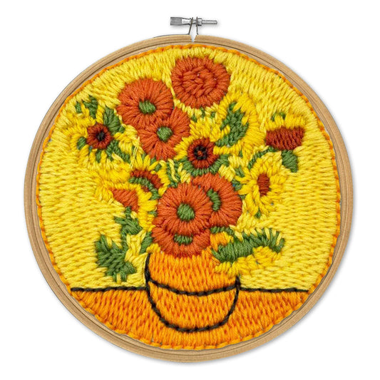 Sunflowers - Punch needle kit