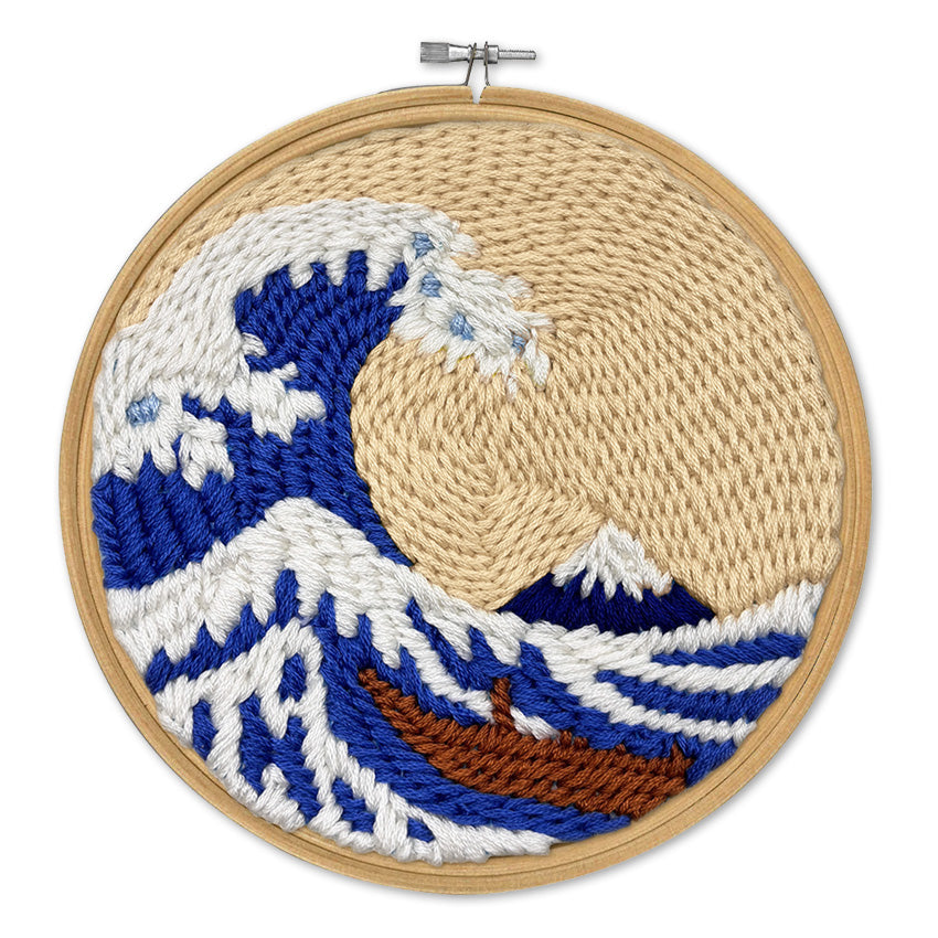 Great Wave - Punch needle kit