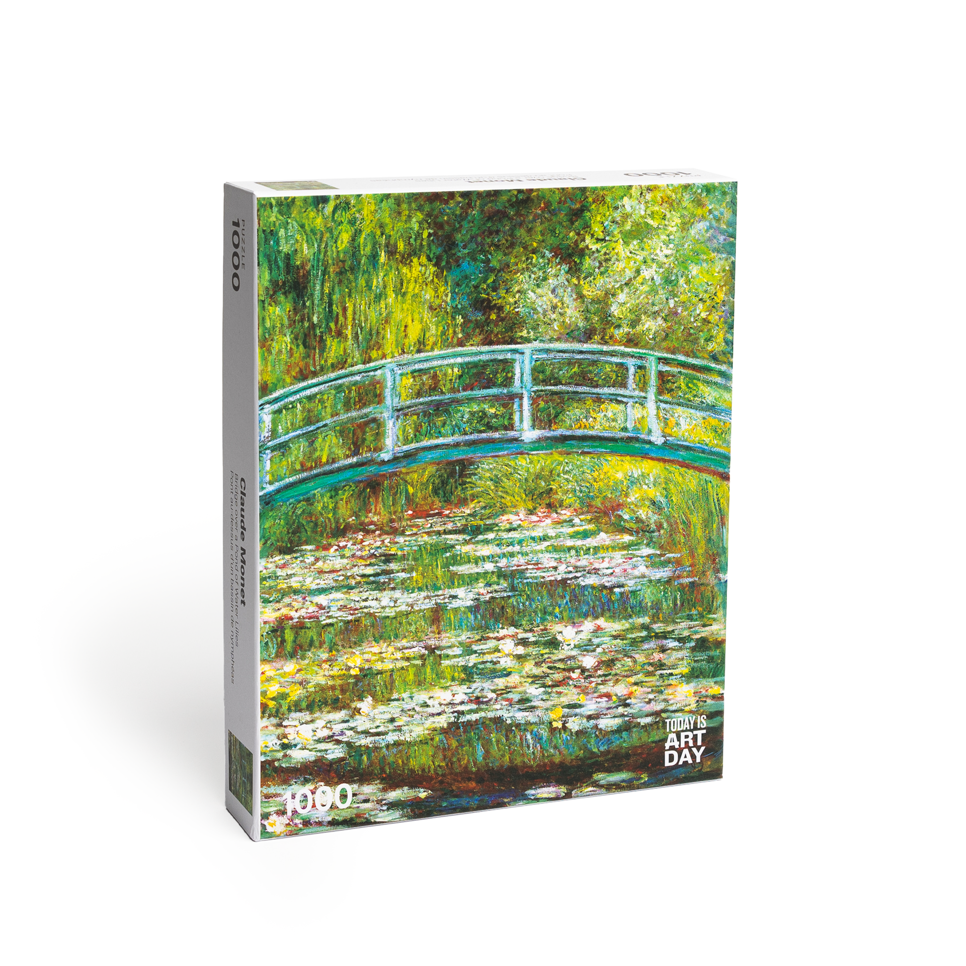 Bridge over a Pond of Water Lilies - Monet - Puzzle – Today is Art Day