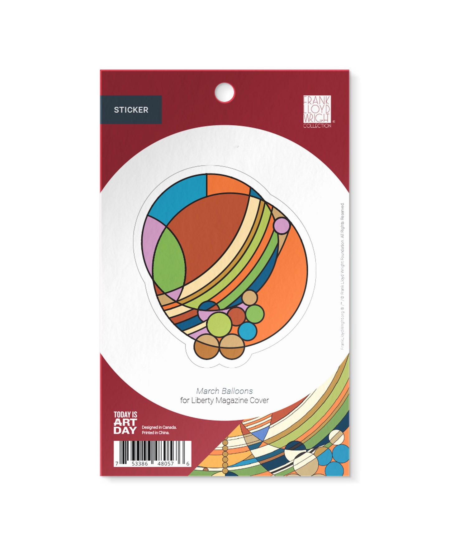 March Balloons - Sticker