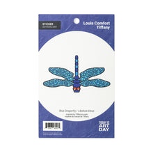 Libellule Bleue - Autocollant