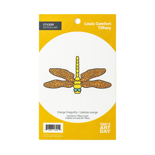 Orange Dragonfly - Sticker