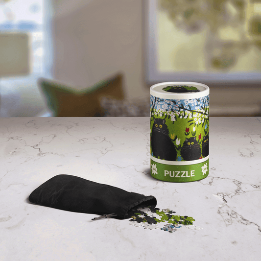 Three Black Cats - Maud Lewis - 300-piece Puzzle