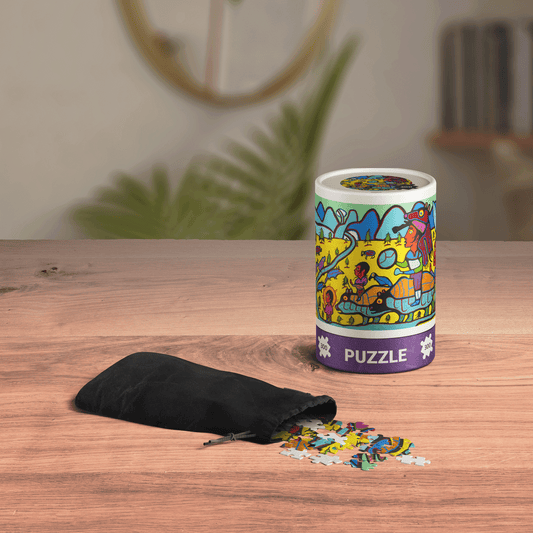 Family Begins Journey - Norval Morrisseau - 300-piece Puzzle