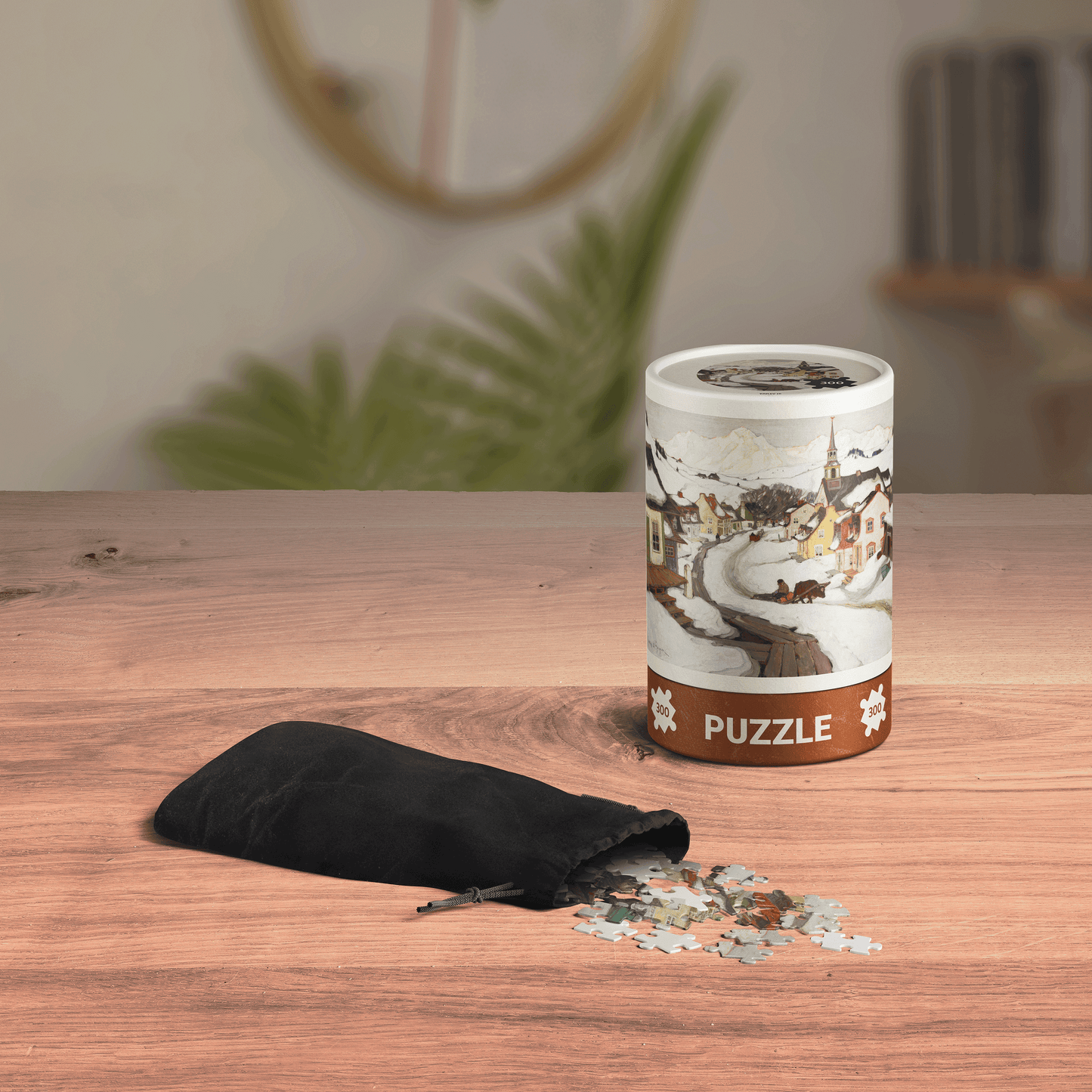 Village in the Laurentian Mountains - Clarence Gagnon - 300-piece Puzzle