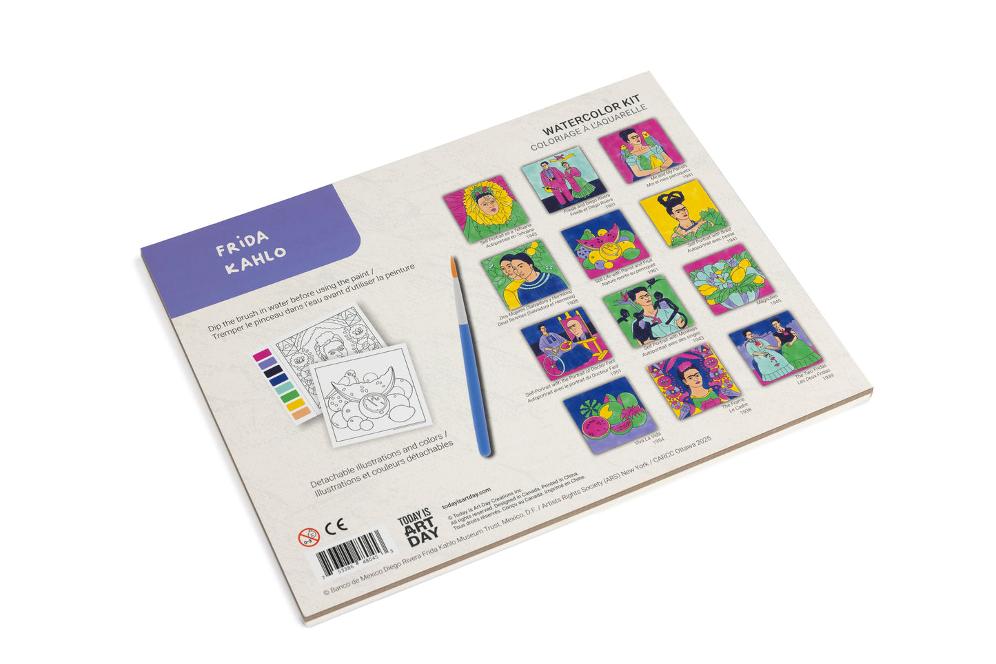 Frida Kahlo - Watercolor Kit