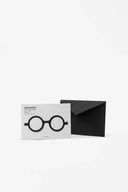 Architect Glasses Card and Envelope