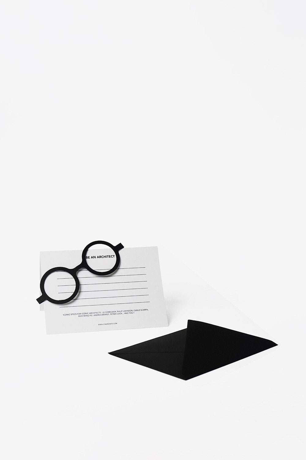 Architect Glasses Card and Envelope