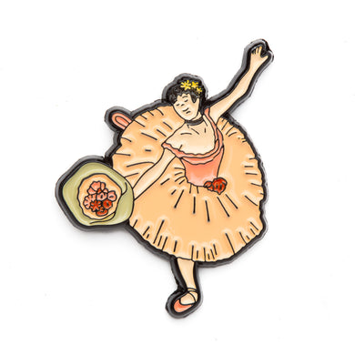 Danseuse avec un bouquet -  Broche