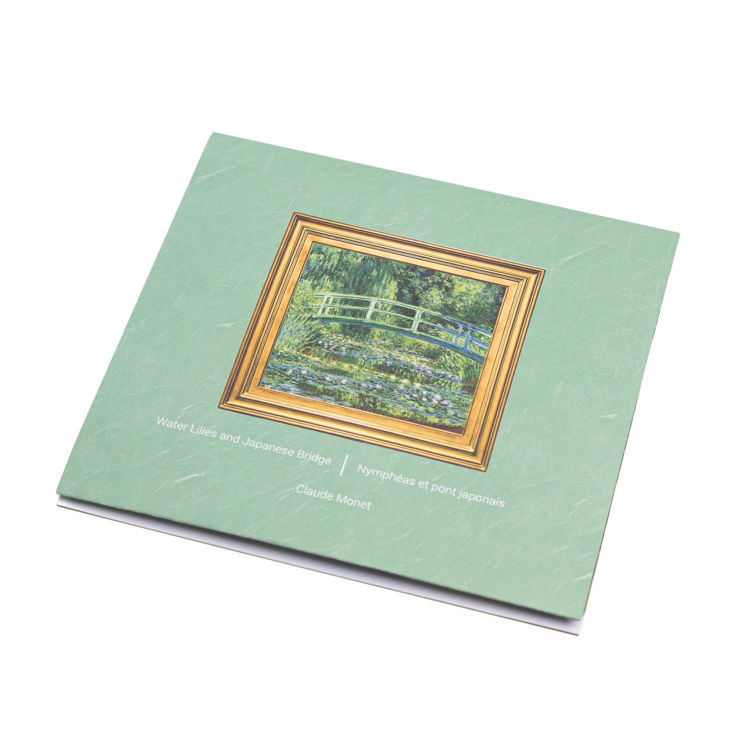 Water Lilies and Japanese Bridge - Card