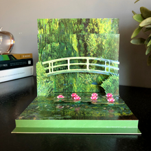 Water Lilies and Japanese Bridge - Card