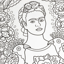 Frida Kahlo - Livre à colorier