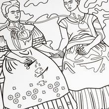 Frida Kahlo - Livre à colorier