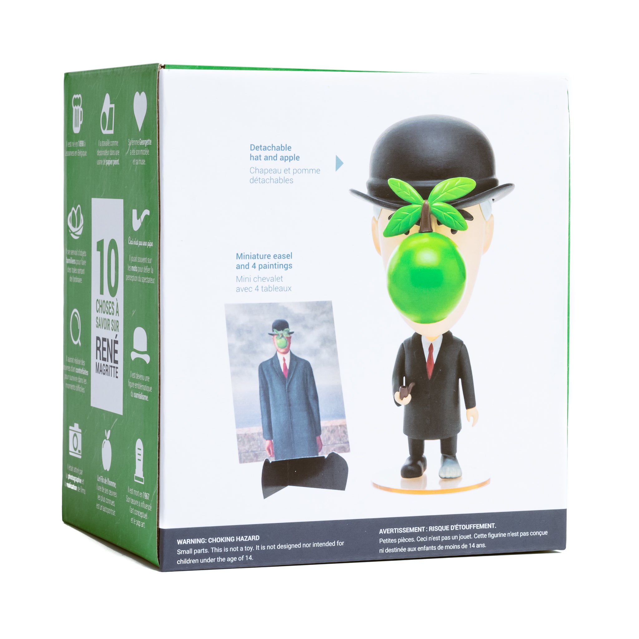 MEDICOM TOY - René Magritte 400 Piet Mondrian 400 René Magritte action figure – Today is Art Day