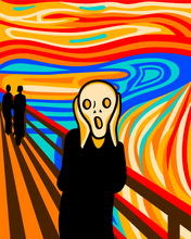The Scream - Paint by Numbers Kit