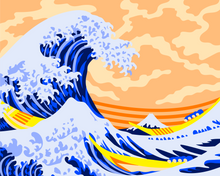 The Great Wave off Kanagawa - Paint by Numbers Kit