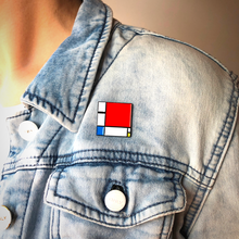 Composition II in Red, Blue, and Yellow - Pin