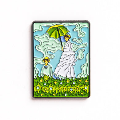 Woman with Parasol - Pin