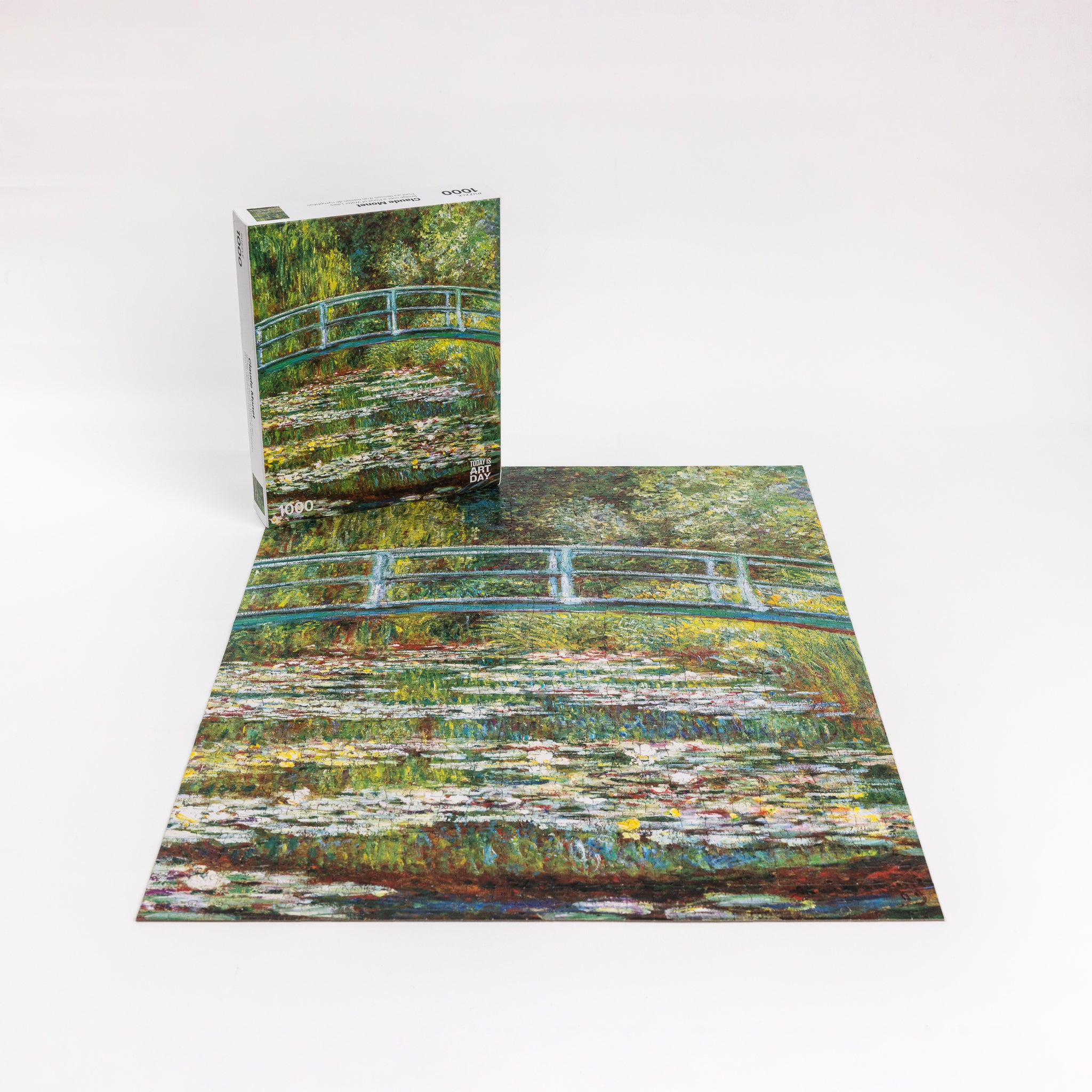 Bridge over a Pond of Water Lilies - Monet - Puzzle – Today is Art Day