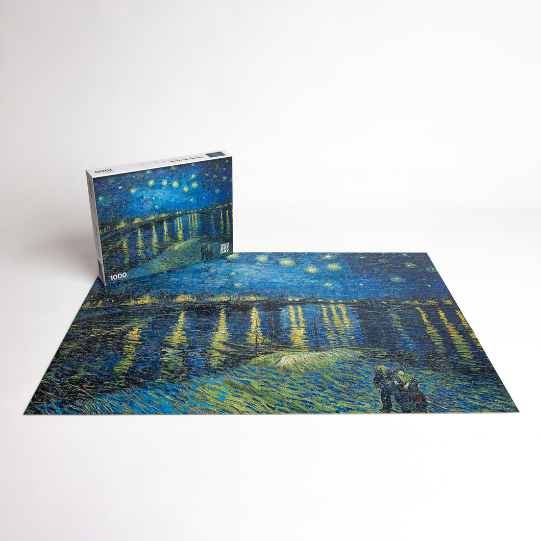 Clementoni Van Gogh - Starry Night Over The Rhone Puzzle (1000 Piece)  Multi, 8