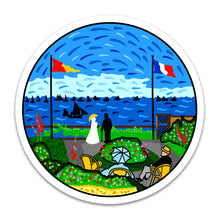 Garden at Sainte-Adresse - Sticker