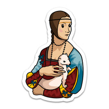 Lady with an Ermine - Sticker